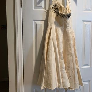 Trashy Diva ivory ribbed rayon Lena dress- Sz 2